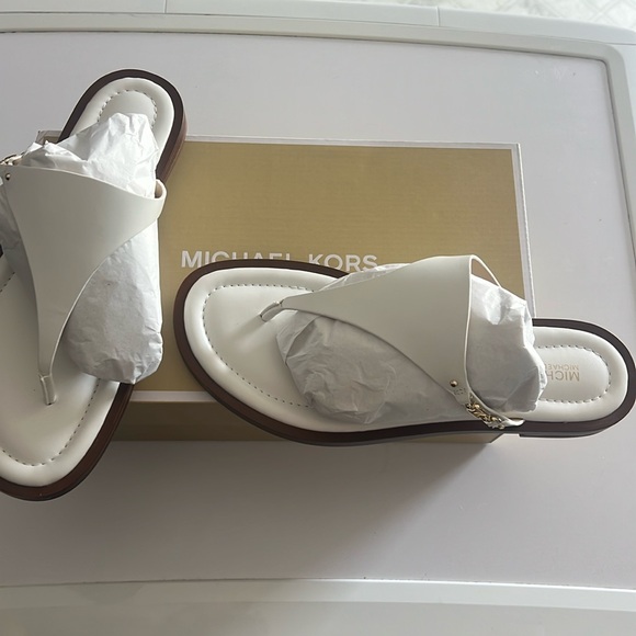 Michael Kors Leather Sandals - Picture 1 of 4